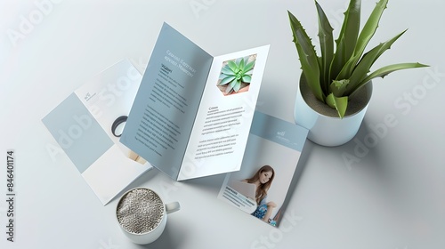 Trifold Brochure Mockup 