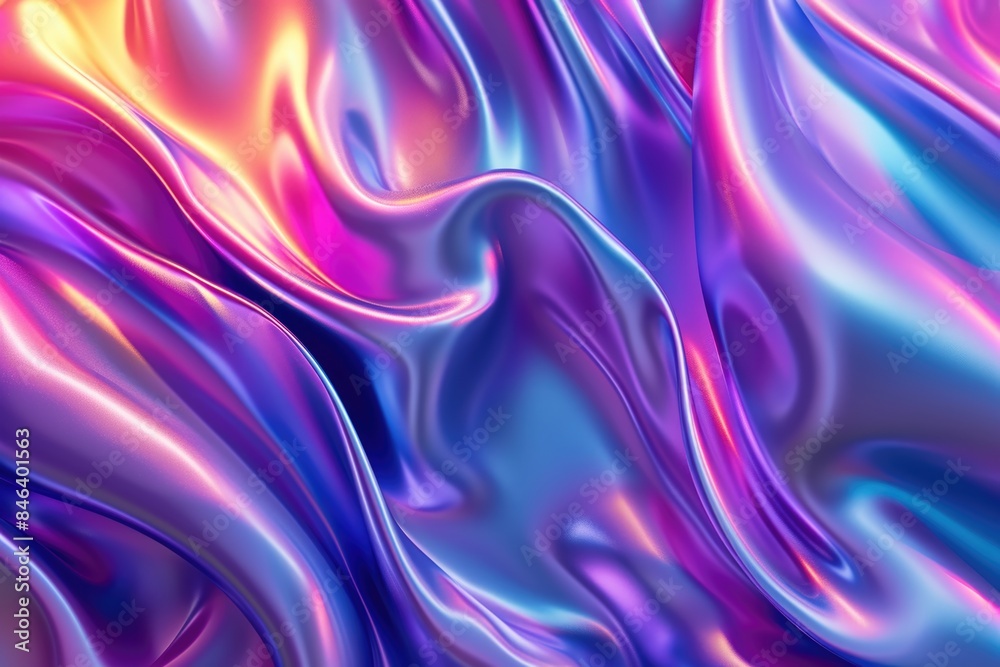 Obraz premium Vibrant Abstract Liquid Colors Background