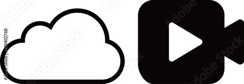 クラウド　動画　アイコン
