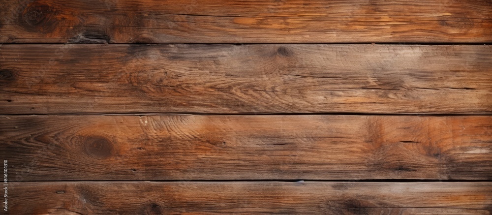 A weathered wooden surface with a rustic texture perfect for creating a captivating background in various creative projects The copy space image adds versatility and allows for creative placement of A weathered wooden surface with a rustic texture perfect for creating a captivating background in various creative projects The copy space image adds versatility and allows for creative placement of