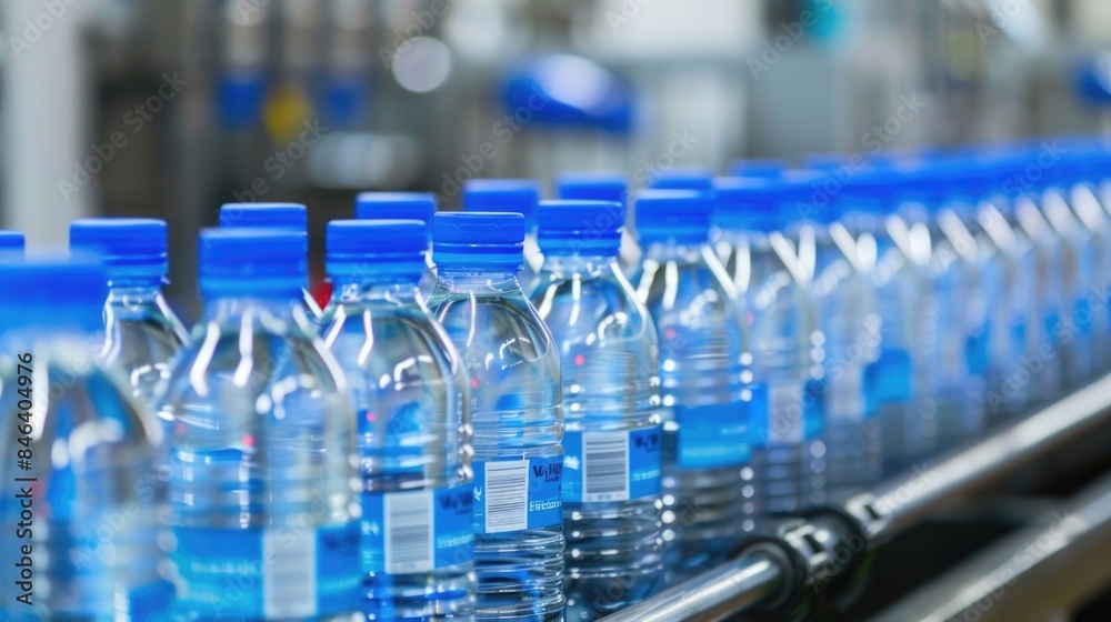 Bottled Water Production Line in Factory Bottled Water Production Line in Factory