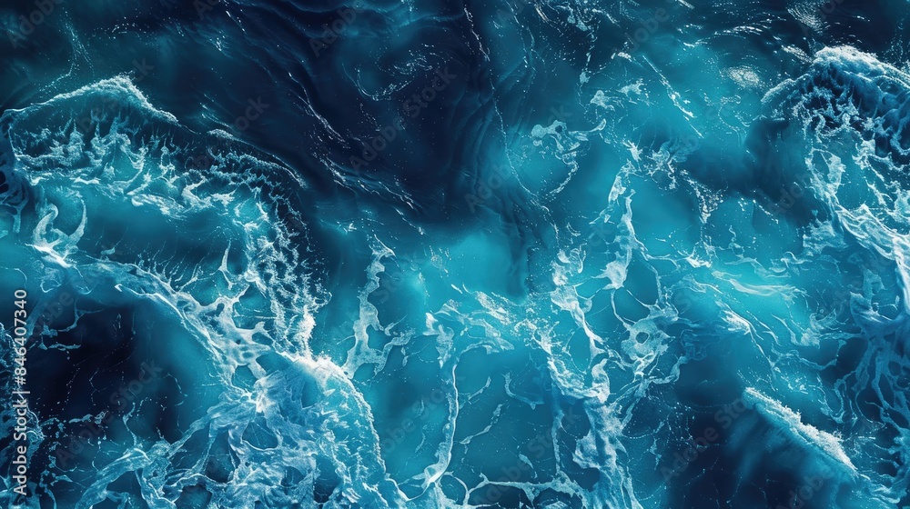 Photo Background of Rippling Blue Sea Water Photo Background of Rippling Blue Sea Water