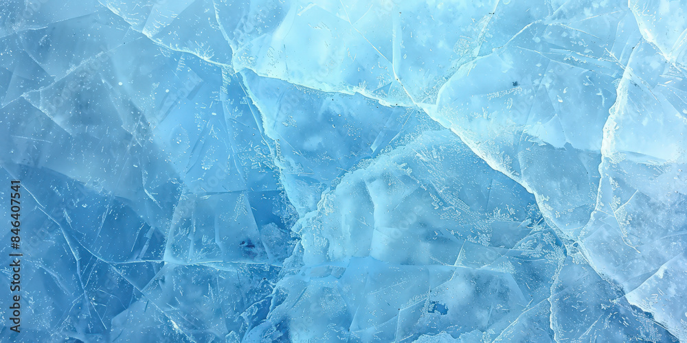close up abstract blue ice texture, showcasing the intricate patterns and translucent layers of frozen ice, creating a cool and refreshing visual experience. ice texture background,blue ice banner close up abstract blue ice texture, showcasing the intricate patterns and translucent layers of frozen ice, creating a cool and refreshing visual experience. ice texture background,blue ice banner