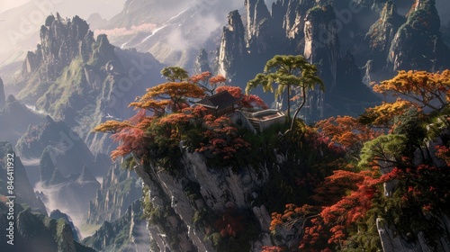 Mountain Canyon of Huashan photo