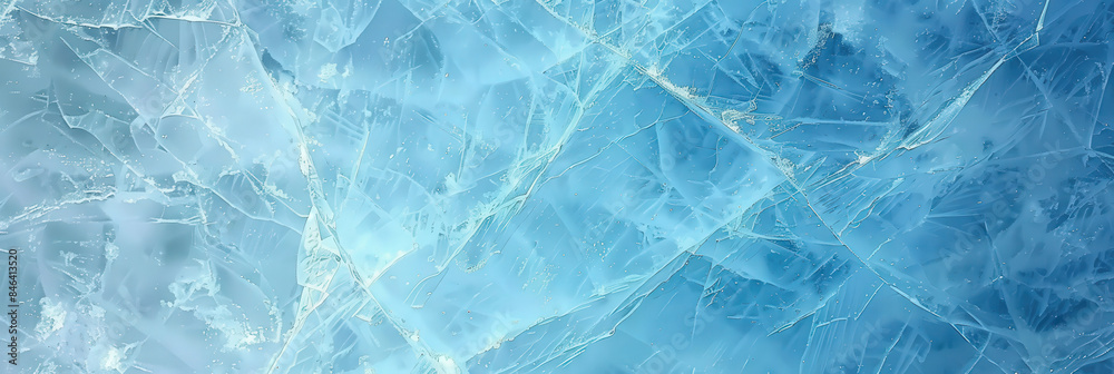 close up abstract blue ice texture, showcasing the intricate patterns and translucent layers of frozen ice, creating a cool and refreshing visual experience. ice texture background,blue ice banner close up abstract blue ice texture, showcasing the intricate patterns and translucent layers of frozen ice, creating a cool and refreshing visual experience. ice texture background,blue ice banner