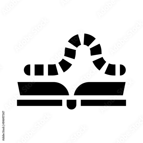 bookworm iconllustration
