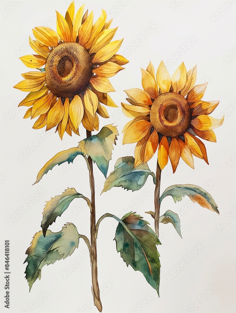 sunflower painting