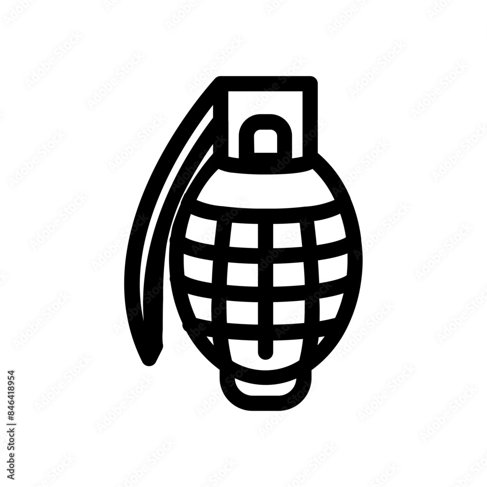 Fototapeta premium Grenade Icon