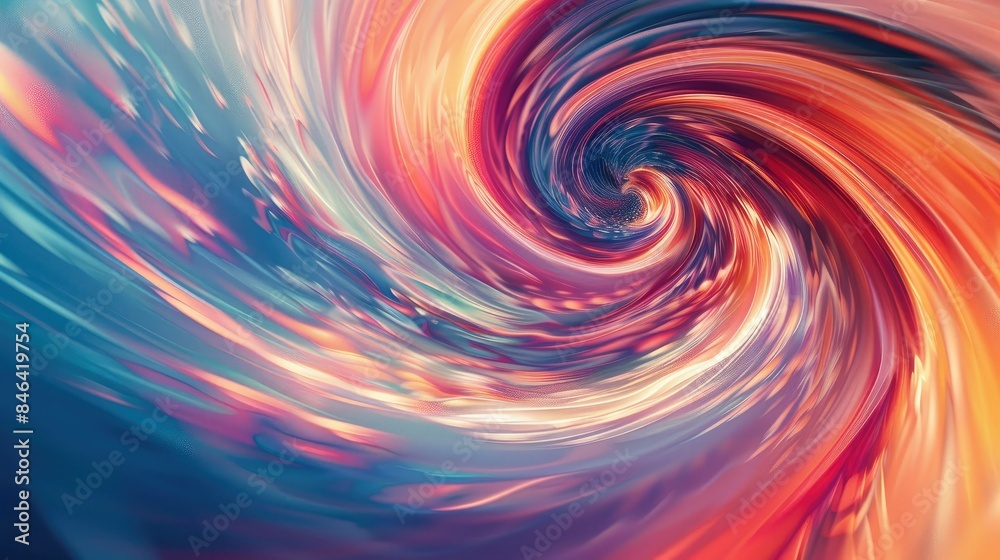 Obraz premium Abstract swirls of colors in dynamic motion