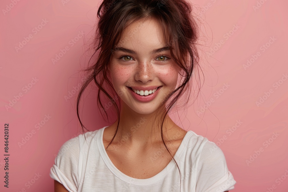 A close-up photo of a young blonde girl A close-up photo of a young blonde girl