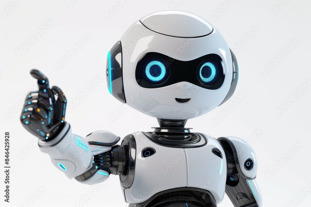 A cute robot A cute robot
