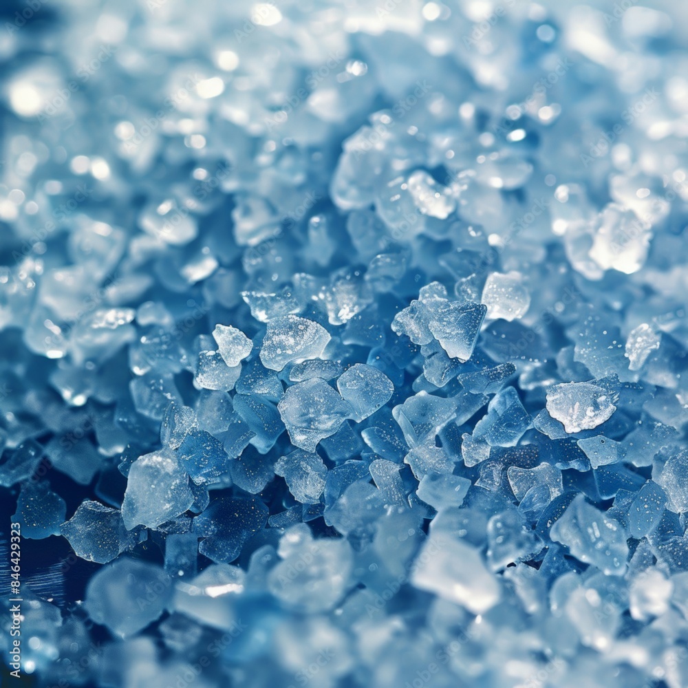Close-up View of Sparkling Crystals in Shades of Blue - Macro Photography for Abstract Backgrounds Close-up View of Sparkling Crystals in Shades of Blue - Macro Photography for Abstract Backgrounds