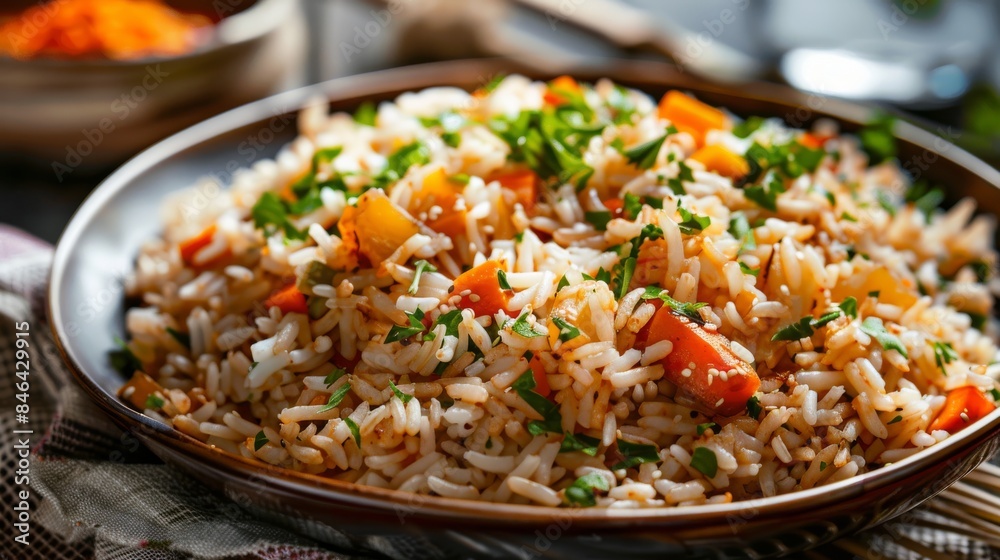 rice with vegetables rice with vegetables