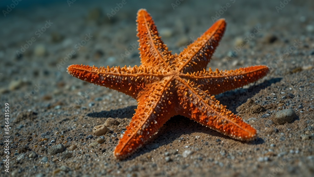 A starfish's unique anatomy and adaptations for survival ai-generated A starfish's unique anatomy and adaptations for survival ai-generated
