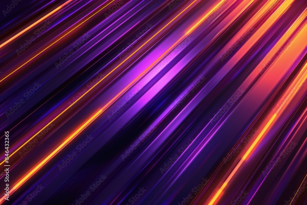 A purple and orange striped background with a bright orange line A purple and orange striped background with a bright orange line