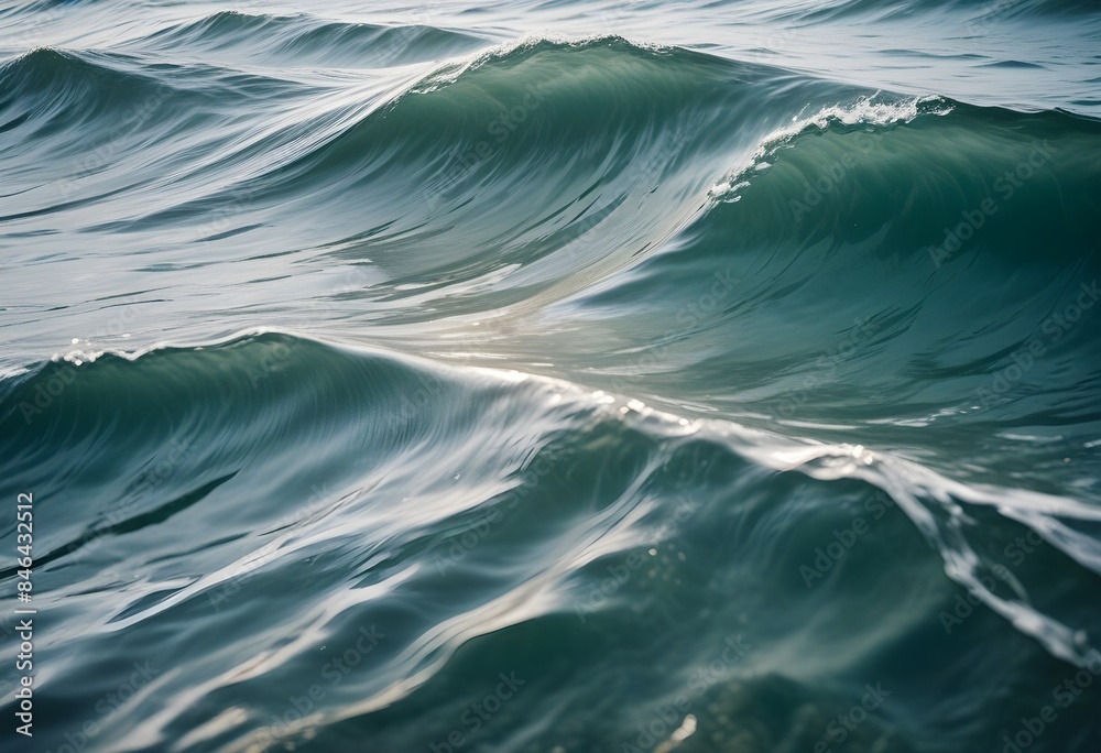 Sea waves close up with reflecting sun rays Sea waves close up with reflecting sun rays