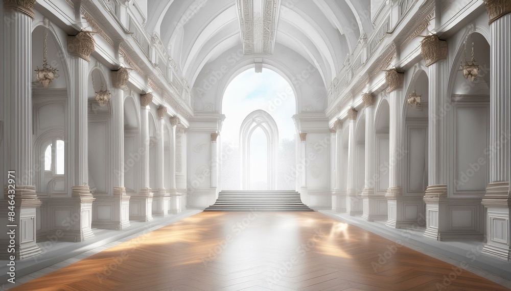Obraz premium interior of the cathedral of the assumption of our person