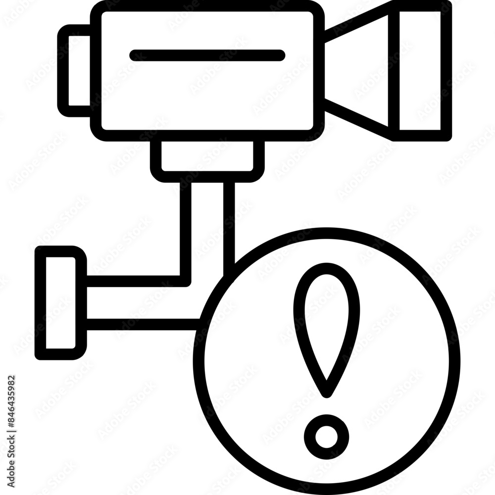 Cctv Alert Icon Cctv Alert Icon