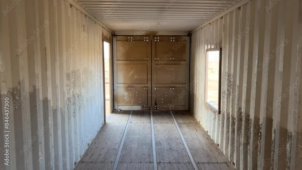 Infectious container Like corridor in a room Infectious container Like corridor in a room