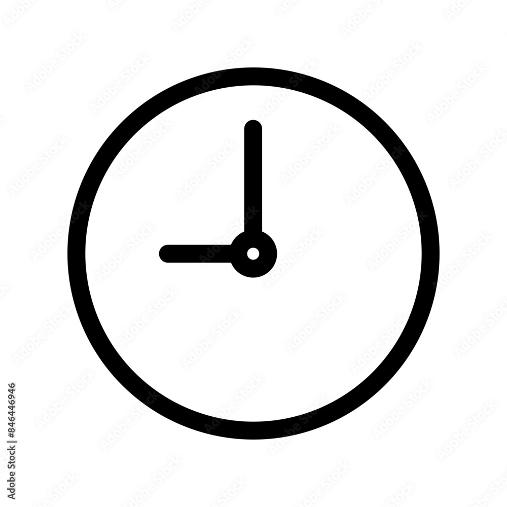 Clock Icon Ideal for Time Management and Scheduling Designs Clock Icon Ideal for Time Management and Scheduling Designs