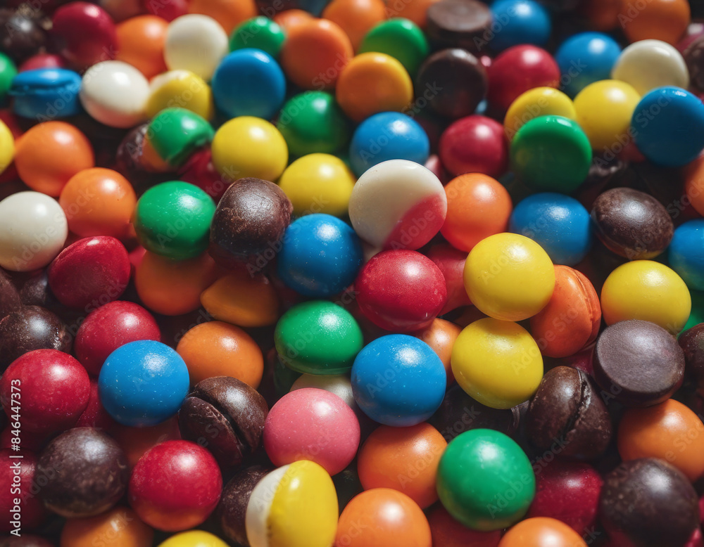 Caramelle rotonde in un sacco, con una varietà di colori che aggiungono un tocco gioioso.
Caramelle rotonde in un sacco, con una varietà di colori che aggiungono un tocco gioioso.