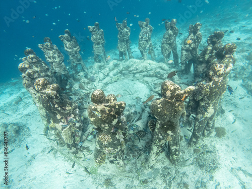 Bask Nest underwater sculptures