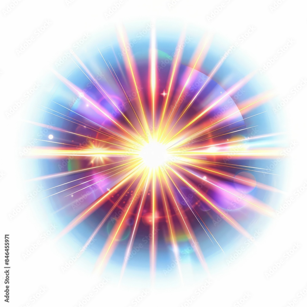 Obraz premium Abstract Bright Light Burst.