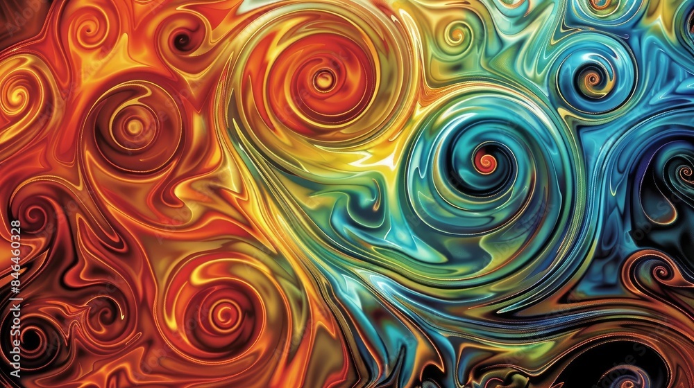 Mesmerizing swirls of abstract patterns Mesmerizing swirls of abstract patterns