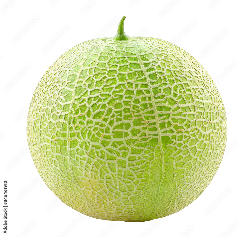 Honeydew melon Isolated on a Transparent Background