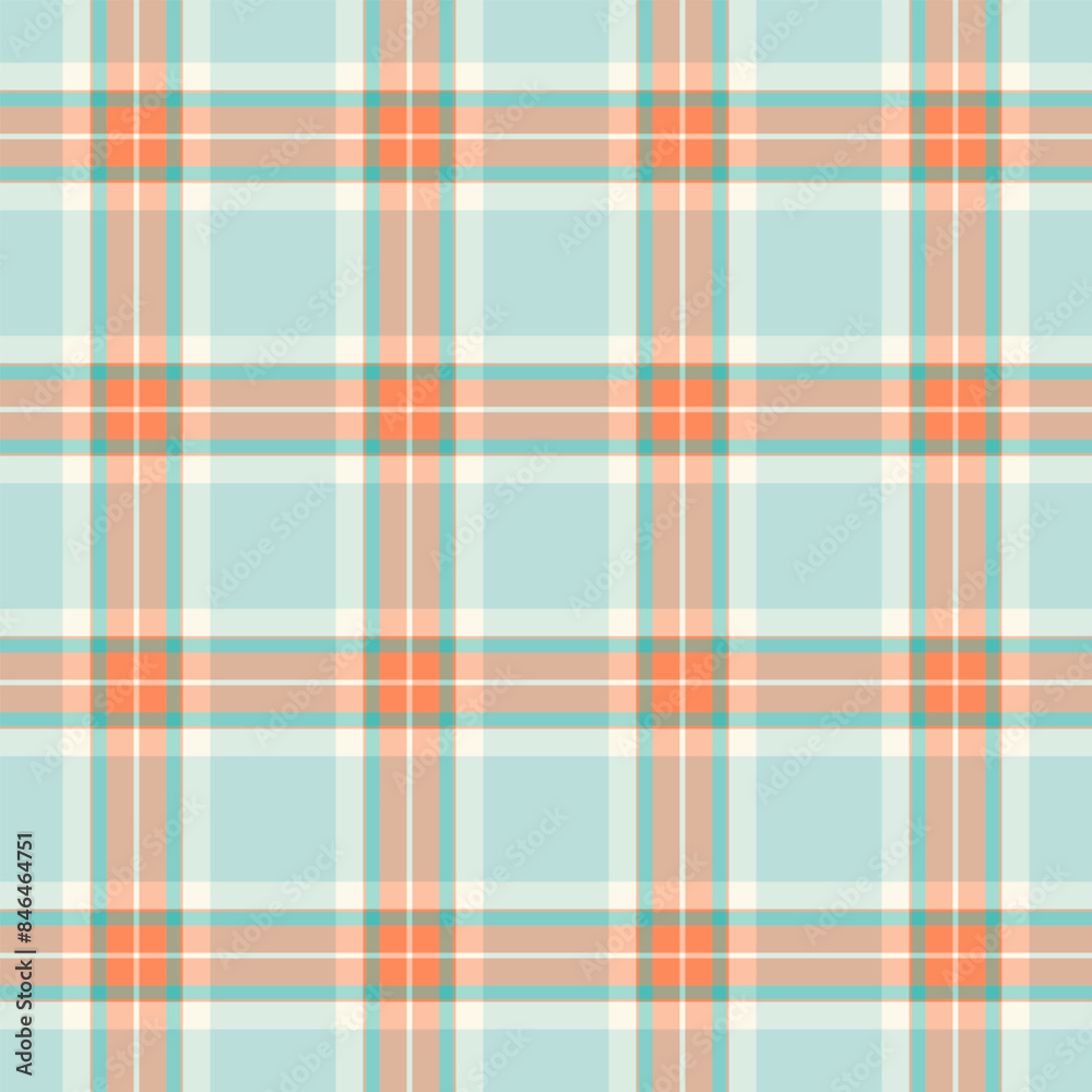 Check texture seamless of pattern background tartan with a vector fabric plaid textile.