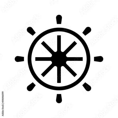 ship wheel icon