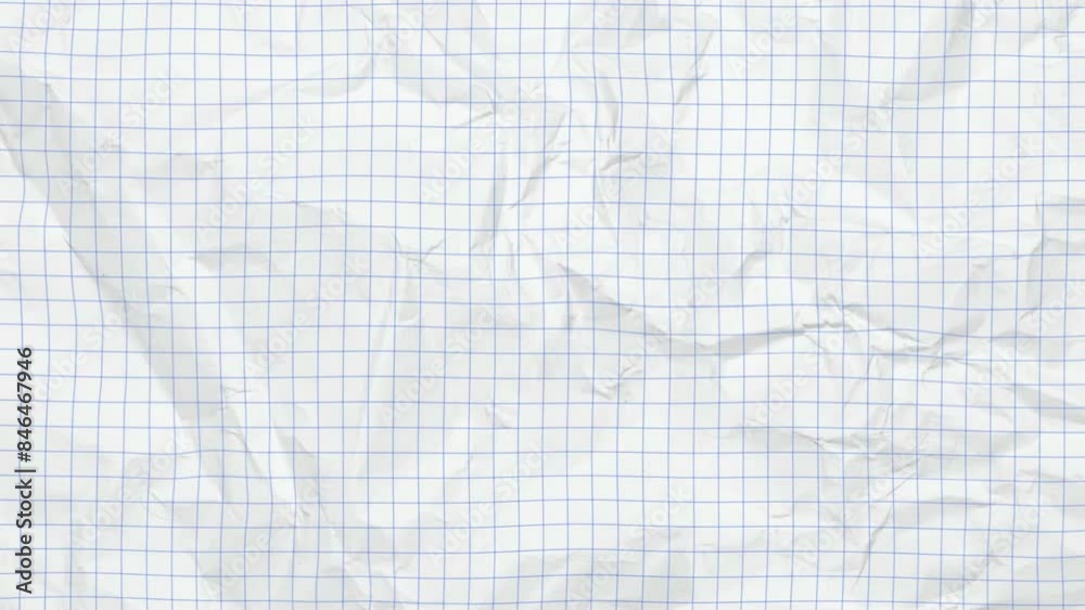 Crumpled White paper Grid Background, White paper Grid background 