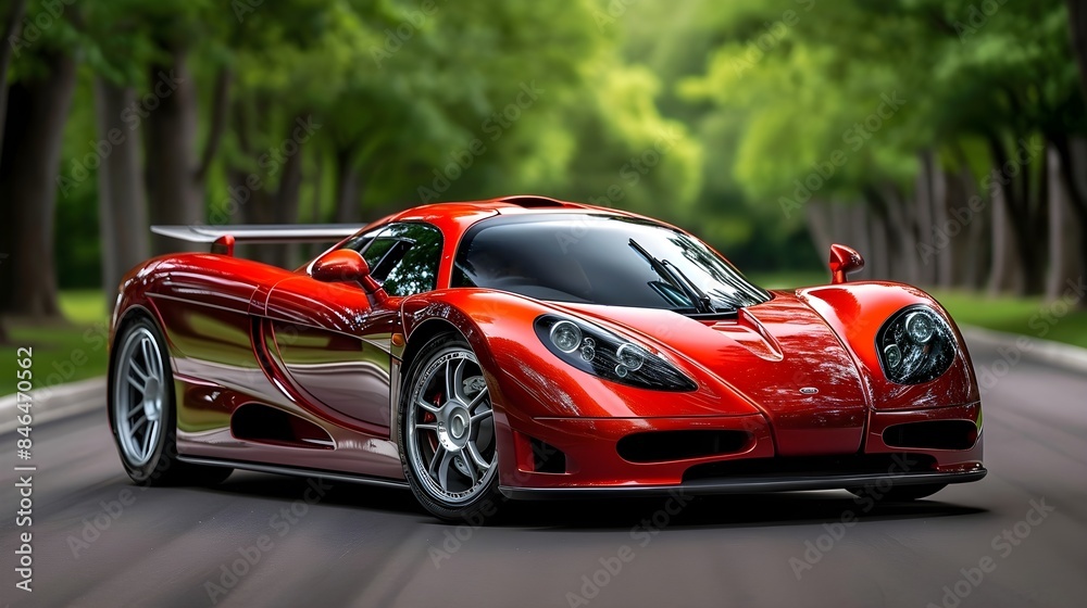 Naklejka premium World's fastest car on the road
