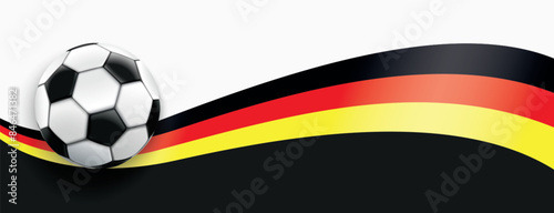 Fußball Deutschland Banner