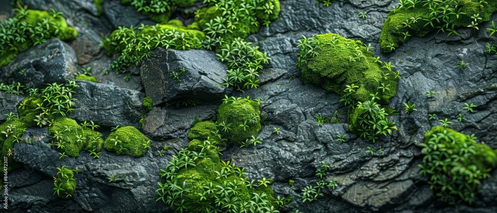 Mossy Stone Texture. Mossy Stone Texture.