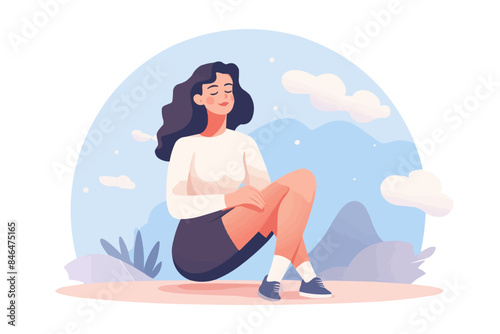 Kiwi vector flat minimalistic asset isolated vector style illustration