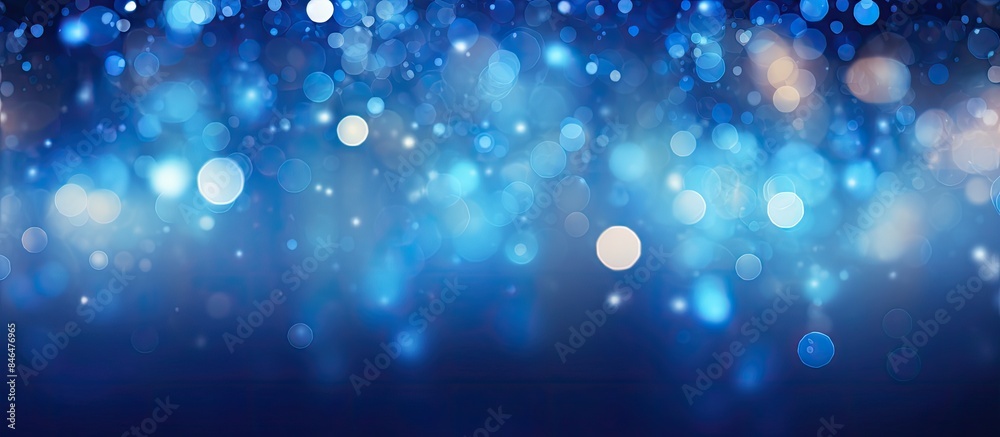 New year background featuring a captivating blue texture of bokeh lights perfect for copy space image New year background featuring a captivating blue texture of bokeh lights perfect for copy space image