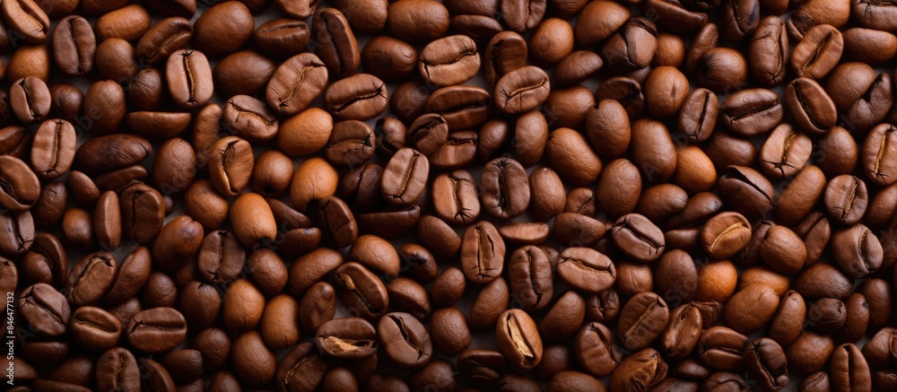 Copy space image of a background consisting of raw coffee beans Copy space image of a background consisting of raw coffee beans