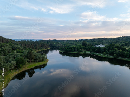 Embalse de Cachamuiña en la provincia de Ourense