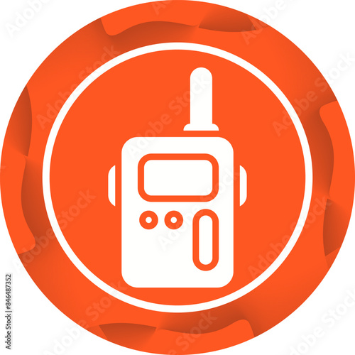 Emergency radio Vector Icon