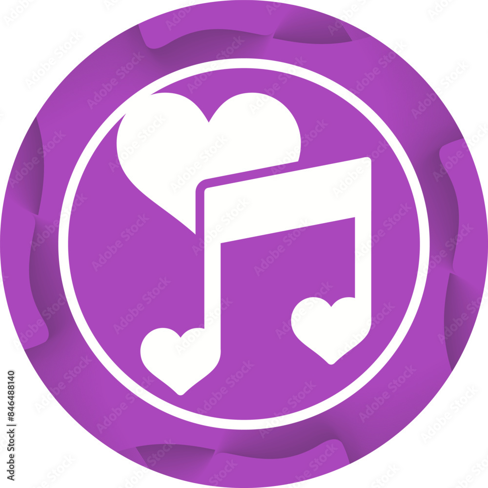 Love songs Vector Icon Love songs Vector Icon