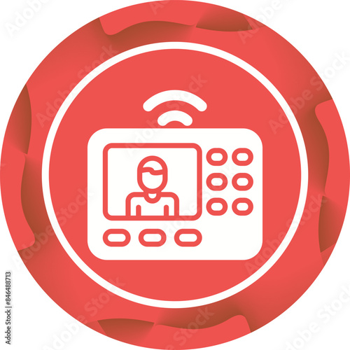 Intercom System Vector Icon photo