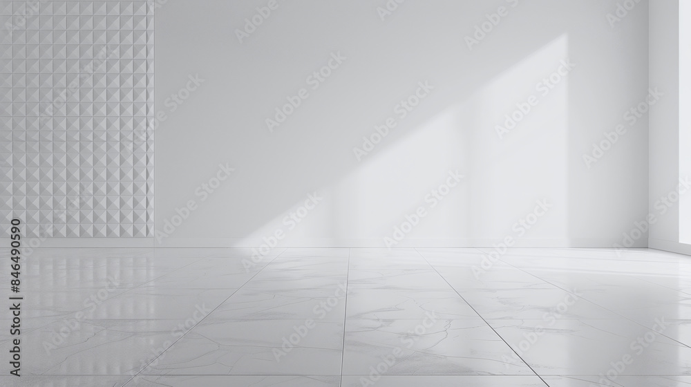A display area with a white patterned background gives a minimalist and clean feel. Ai generate. A display area with a white patterned background gives a minimalist and clean feel. Ai generate.
