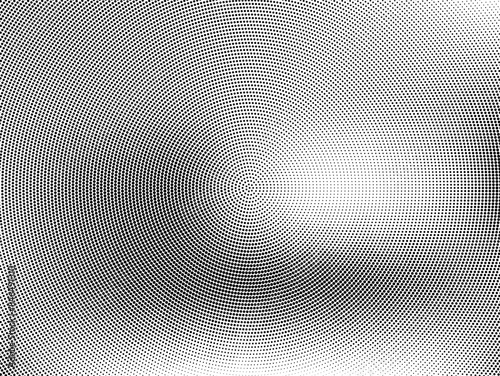 Halftone dotted background. Pattern with circles, dots. Design for web banners, Wallpaper, sites. Vector illustration. Pop art style Black and white colour. Comic book pattern