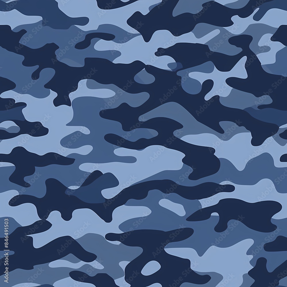 Simple Camouflage seamless pattern in Dark blue. Military camouflage. illustration formats 4096 x 4096 Simple Camouflage seamless pattern in Dark blue. Military camouflage. illustration formats 4096 x 4096