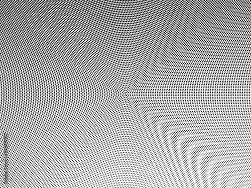 Halftone dotted background. Pattern with circles, dots. Design for web banners, Wallpaper, sites. Vector illustration. Pop art style Black and white colour. Comic book pattern