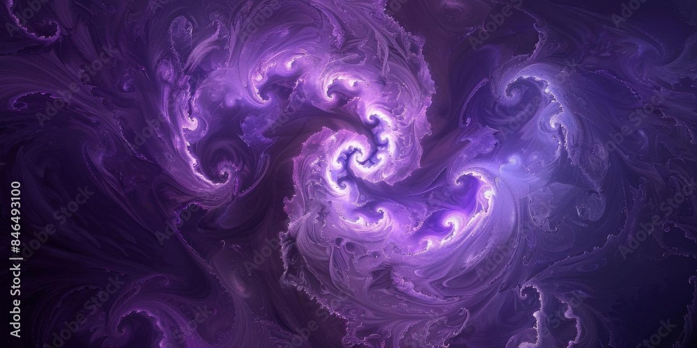Purple and Violet Liquid Art with Electric Blue Waves Purple and Violet Liquid Art with Electric Blue Waves
