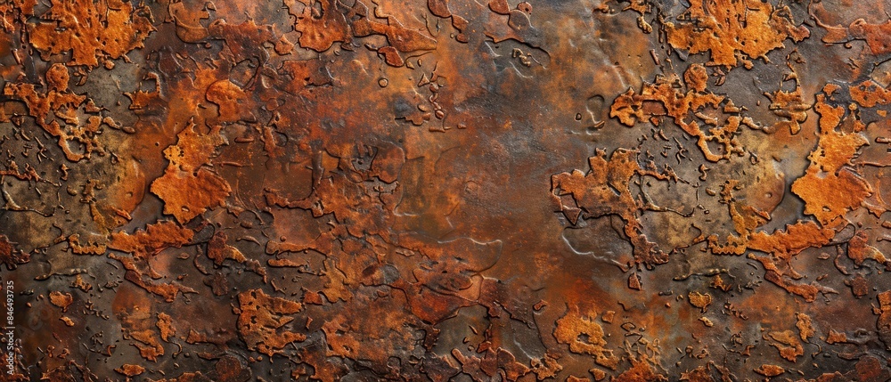 Close-up texture of rusty metal surface with orange and brown tones, showing detailed natural patterns and corrosion marks. Close-up texture of rusty metal surface with orange and brown tones, showing detailed natural patterns and corrosion marks.