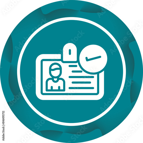  ID Verification Vector Icon