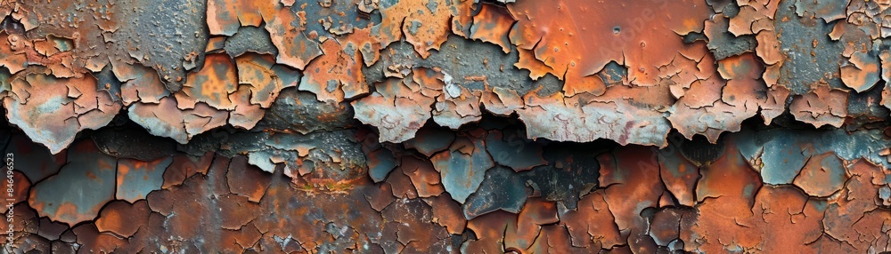 Cracked and Peeling Paint Texture. Cracked and Peeling Paint Texture.